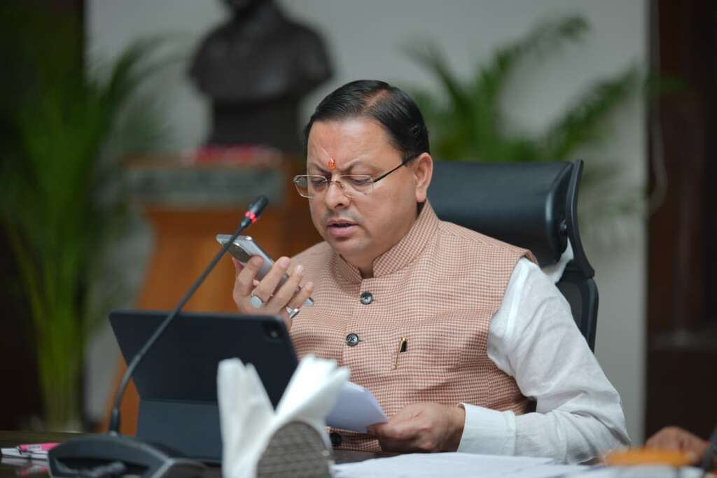 cm pushkar singh dhami