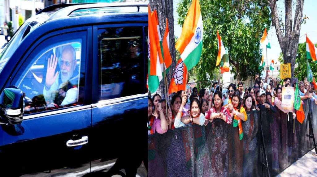PM Modi Dehradun Roadshow